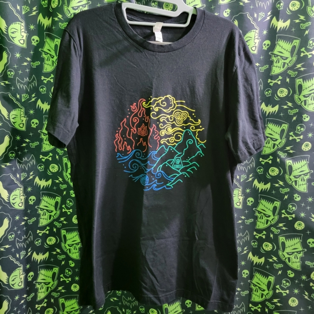 Avatar The Last Airbender Elemental Art T-Shirt